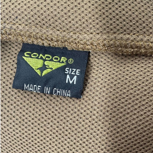 Condor Nine Line Tactical 601 Mens Alpha Micro Fleece Jacket Size M Brown - Picture 10 of 10